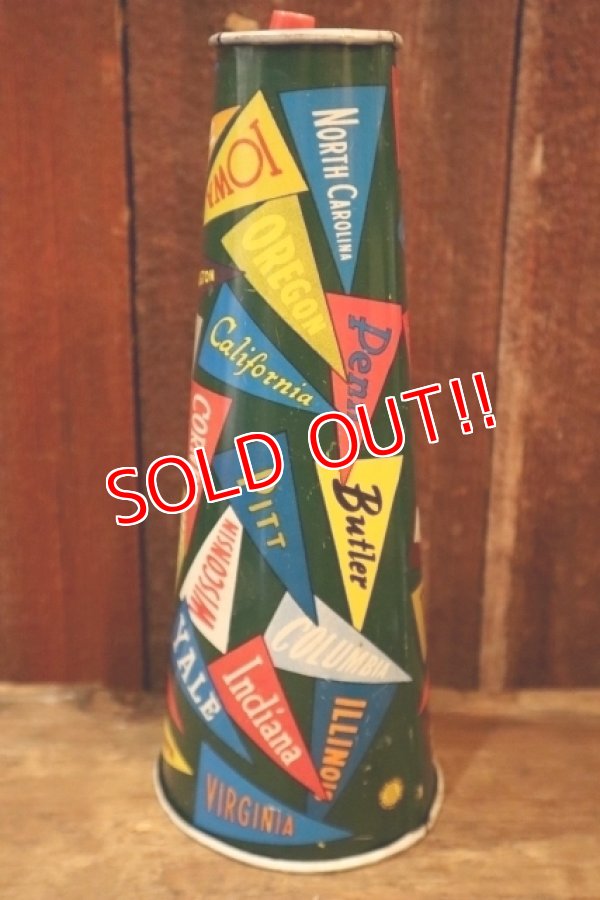 画像2: dp-250205-94 THE OHIO ART CO. 1960's COLLEGE PENNANTS MEGAPHONE