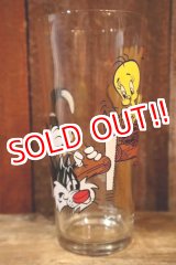 画像: gs-250205-12 Sylvester & Tweety / PEPSI 1976 Collector Series Glass (プリントロスあり)