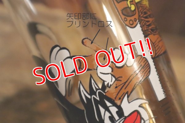 画像6: gs-250205-12 Sylvester & Tweety / PEPSI 1976 Collector Series Glass (プリントロスあり)