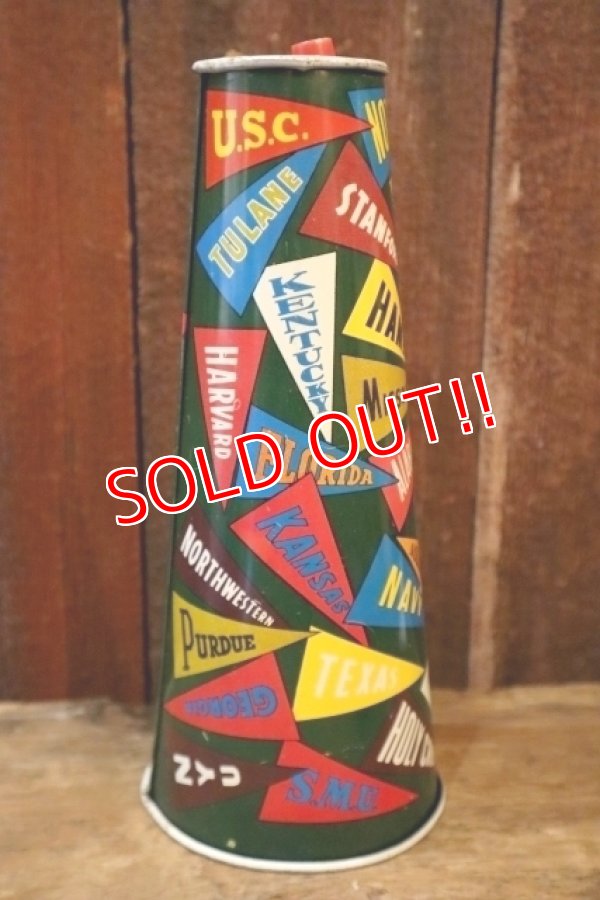 画像3: dp-250205-94 THE OHIO ART CO. 1960's COLLEGE PENNANTS MEGAPHONE