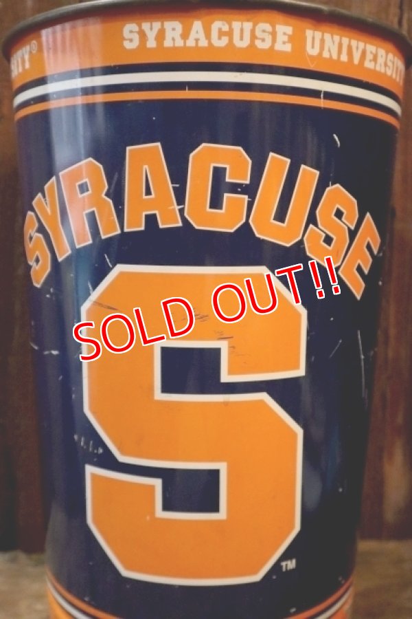 画像3: dp-250205-94 WINCRAFT SPORTS SYRACUSE UNIVERSITY TIN TRASH CAN