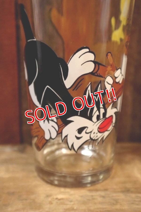 画像3: gs-250205-12 Sylvester & Tweety / PEPSI 1976 Collector Series Glass (プリントロスあり)