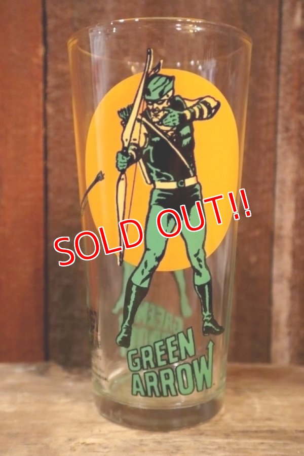 画像1: gs-250205-01 Green Arrow / PEPSI 1976 Collector Series Glass