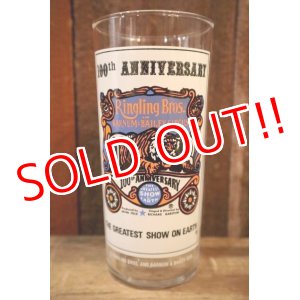 画像: gs-250205-22 Ringling Bros. and  BARNUM CIRCUS 100th Anniversary Glass