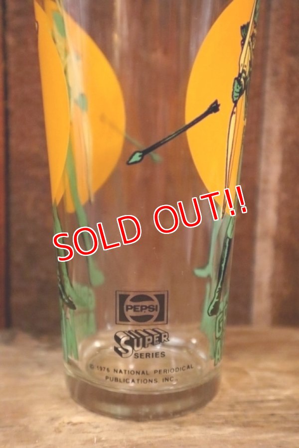 画像4: gs-250205-01 Green Arrow / PEPSI 1976 Collector Series Glass