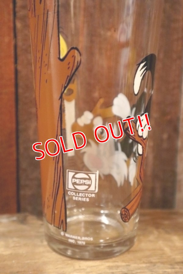 画像5: gs-250205-12 Sylvester & Tweety / PEPSI 1976 Collector Series Glass (プリントロスあり)