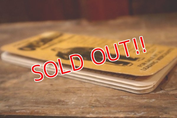 画像9: dp-250205-104 WASHINGTON "Dee-Cee" 1940's MEMO & CALENDAR