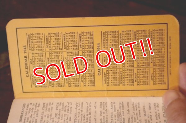 画像7: dp-250205-104 WASHINGTON "Dee-Cee" 1940's MEMO & CALENDAR