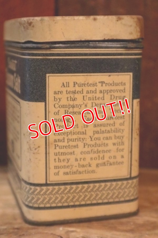 画像3: ct-250205-78 United Drug Company 1940's Epson Salt TIN CAN