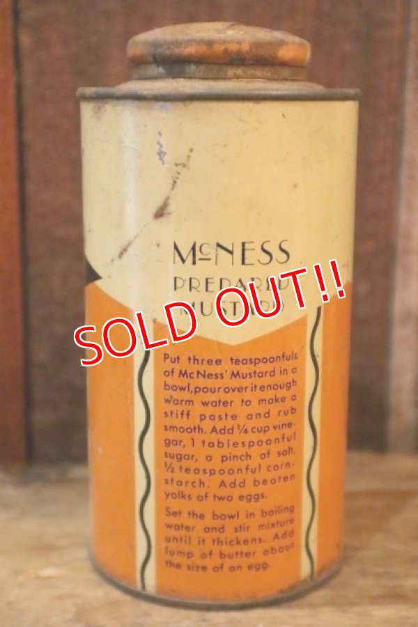 画像4: ct-250205-78 Furst-McNess 1940's MUSTARD SPRICE CAN