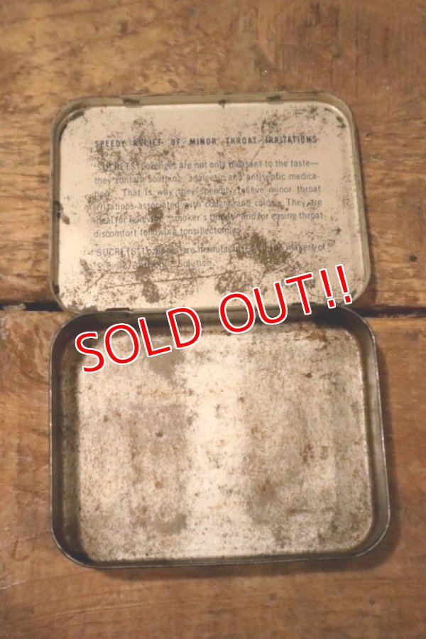 画像6: ct-231016-28 SUCRETS ANTISEPTIC THROAT LOZENGES TIN CASE