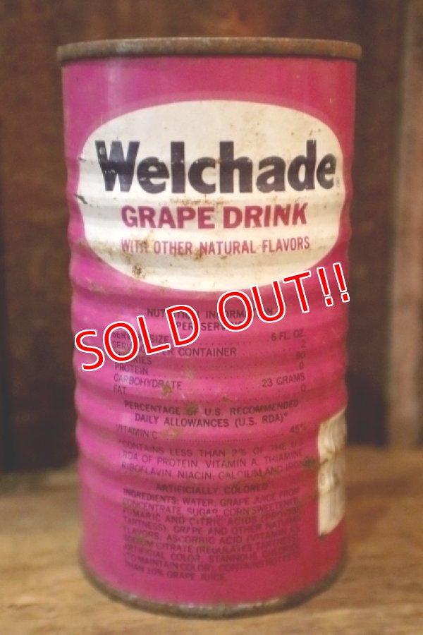 画像3: dp-250205-78 Welchade GRAPE DRINK 1970's CAN