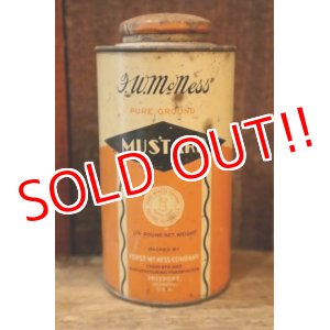 画像: ct-250205-78 Furst-McNess 1940's MUSTARD SPRICE CAN