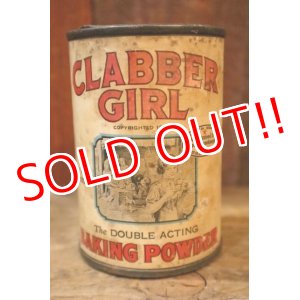 画像: ct-250205-78 CLABBER GIRL BAKING POWDER 1930's 10 OZS. CAN