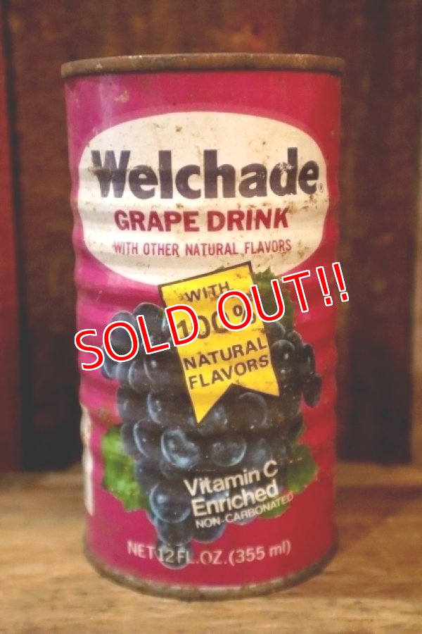 画像1: dp-250205-78 Welchade GRAPE DRINK 1970's CAN