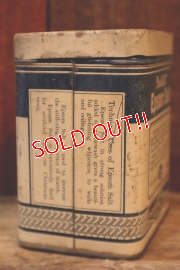 画像4: ct-250205-78 United Drug Company 1940's Epson Salt TIN CAN