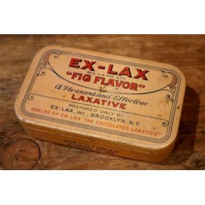 画像: ct-250205-78 EX-LAX "FIG-FLAVOR" 1950's TIN CASE