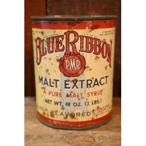 画像: ct-250205-78 BLUE RIBBON MALT EXTRACT A PURE MALT SYRUP 1920's-1930's 48 OZ. CAN