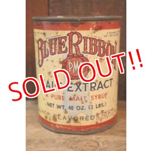 画像: ct-250205-78 BLUE RIBBON MALT EXTRACT A PURE MALT SYRUP 1920's-1930's 48 OZ. CAN
