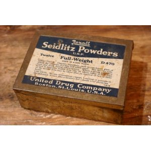 画像: ct-250205-78 United Drug Company 1930's-1940's Seidlitz Powders TIN CAN