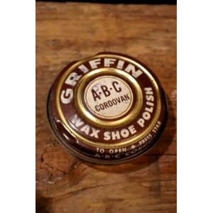 画像: dp-250205-112 GRIFFIN A・B・C CORDOVAN WAX SHOE POLISH TIN CAN
