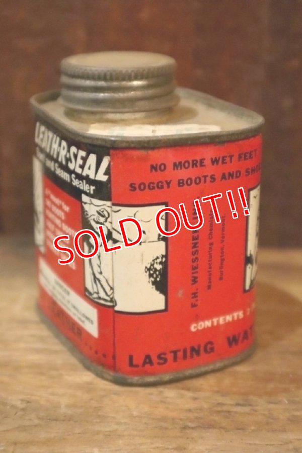 画像3: dp-250205-115 F.H. WIESSNER, INC. LEATH-R-SEAL Boot and Seam Sealer Can