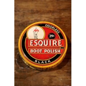画像: dp-250205-78 ESQUIRE BOOT POLISH TIN CAN