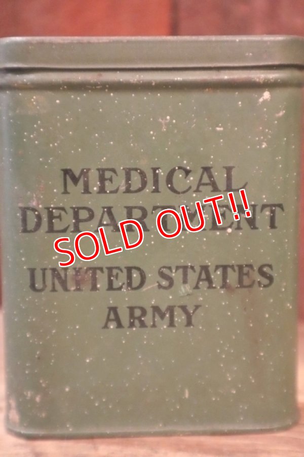 画像2: dp-250205-78 MEDICAL DEPARTMENT UNITED STATES ARMY METAL TIN CASE