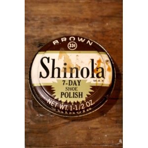 画像: dp-250205-78 Shinola 7-DAY SHOE POLISH BROWM TIN CAN