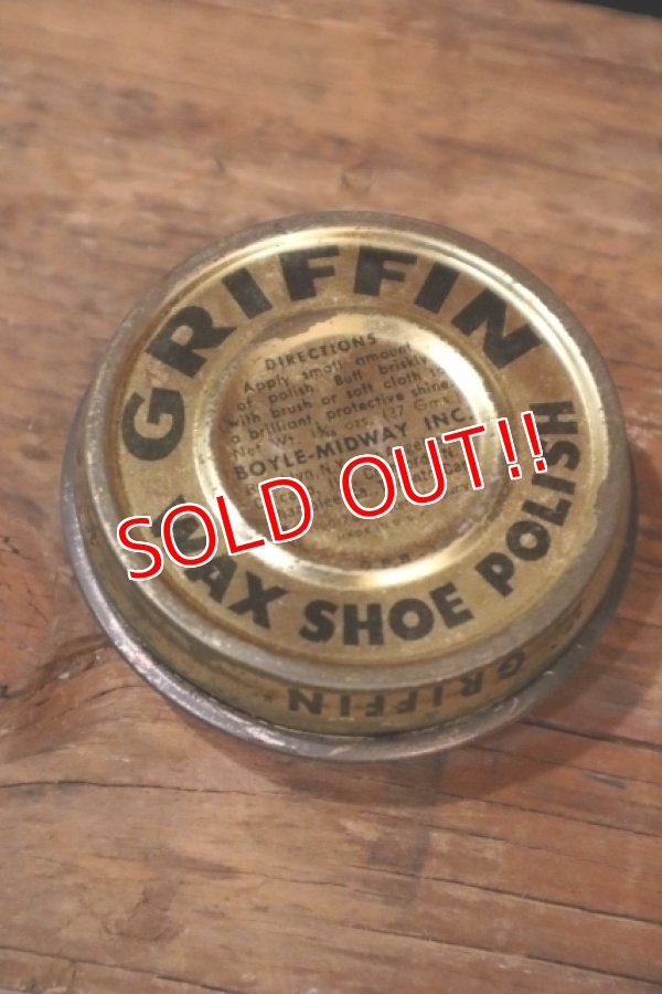 画像5: dp-250205-112 GRIFFIN A・B・C CORDOVAN WAX SHOE POLISH TIN CAN