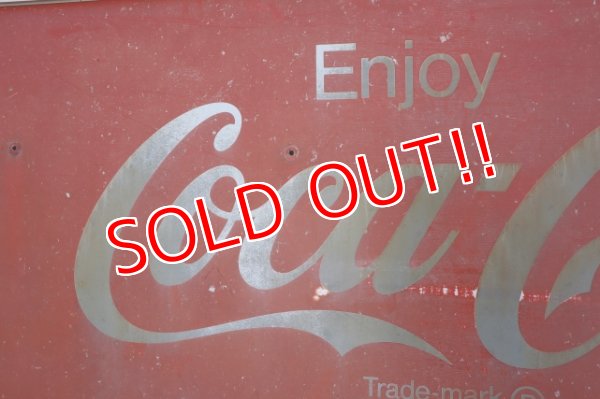 画像2: dp-250205-53 【※店舗引き取りのみ】Coca-Cola 1990's Metal Sign