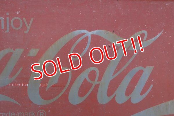 画像3: dp-250205-53 【※店舗引き取りのみ】Coca-Cola 1990's Metal Sign