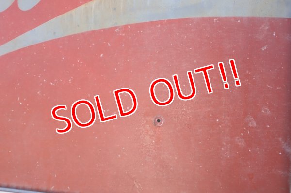 画像6: dp-250205-53 【※店舗引き取りのみ】Coca-Cola 1990's Metal Sign