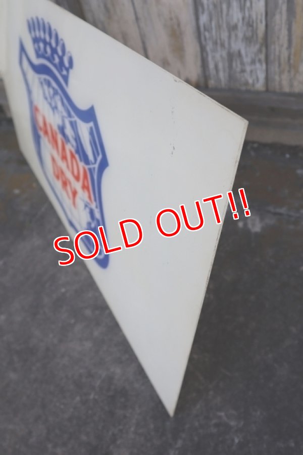 画像9: dp-250205-17 CANADA DRY Late 1980's-1990's Plastic Sign
