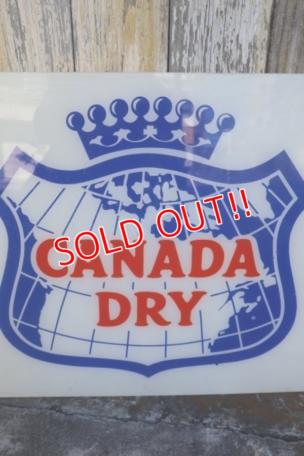 画像2: dp-250205-17 CANADA DRY Late 1980's-1990's Plastic Sign