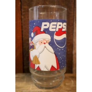 画像: gs-250205-49 PEPSI 1990's HOLIDAY GLASS "Santa Clause"