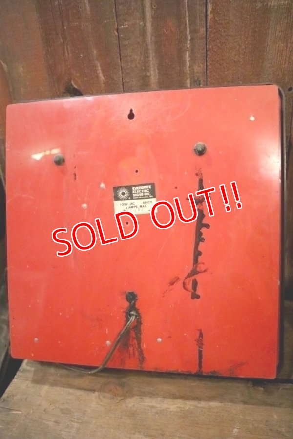 画像12: dp-250205-16 TRICO THE RAINING CHAMPIONS 1980's〜 Lighted Wall Clock