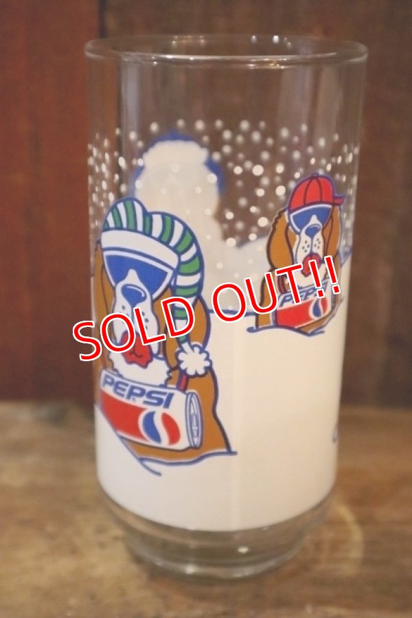 画像4: gs-250205-49 PEPSI 1990's HOLIDAY GLASS "Dogs"
