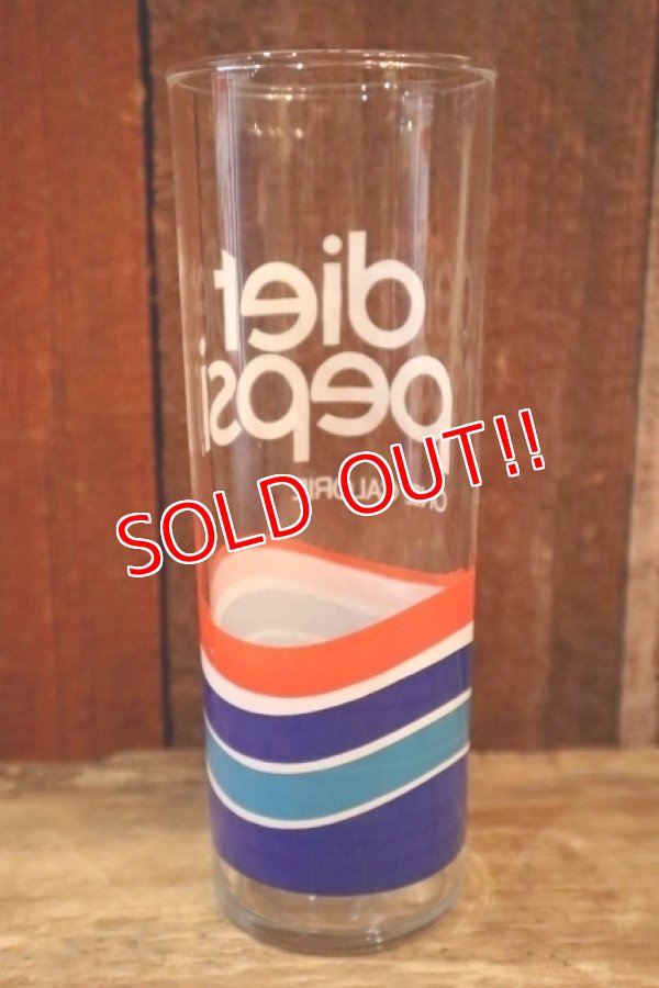 画像5: gs-250205-49 diet pepsi 1980's GLASS TUMBLER