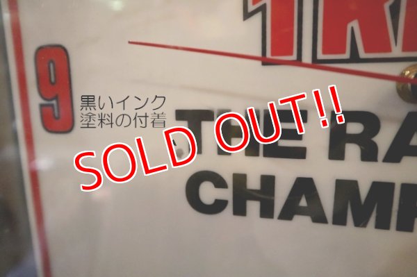 画像9: dp-250205-16 TRICO THE RAINING CHAMPIONS 1980's〜 Lighted Wall Clock