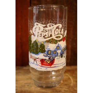 画像: gs-250205-49 PEPSI 1990's HOLIDAY GLASS "Sled