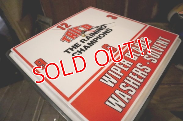 画像14: dp-250205-16 TRICO THE RAINING CHAMPIONS 1980's〜 Lighted Wall Clock