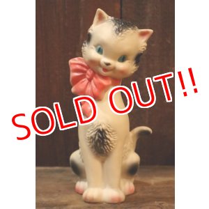 画像: ct-250205-30 THE SUN RUBBER CO. 1950's DRESSY CAT SQUEAKY DOLL