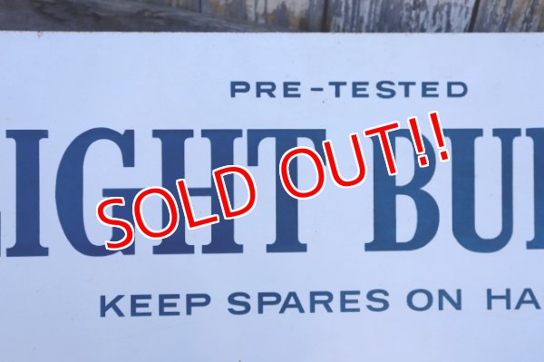 画像9: dp-250205-62 GENERAL ELECTRIC / LIGHT BULBS 1960's-1970's W-sided Metal Sign