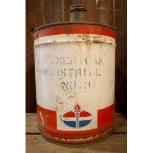 画像: dp-250205-32 AMERICAN OIL COMPANY 1960's 5 U.S. GALLONS CAN