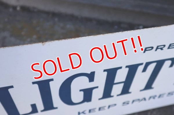 画像10: dp-250205-62 GENERAL ELECTRIC / LIGHT BULBS 1960's-1970's W-sided Metal Sign