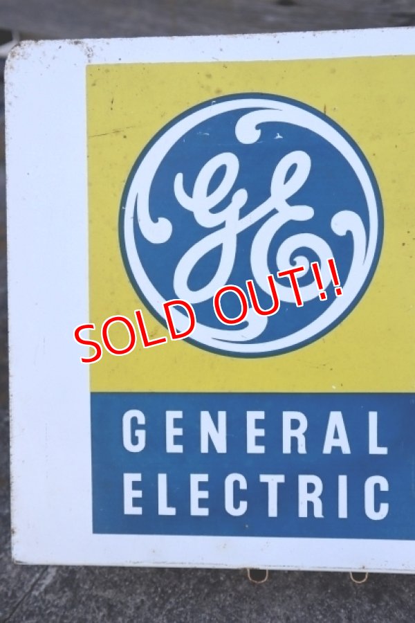 画像8: dp-250205-62 GENERAL ELECTRIC / LIGHT BULBS 1960's-1970's W-sided Metal Sign
