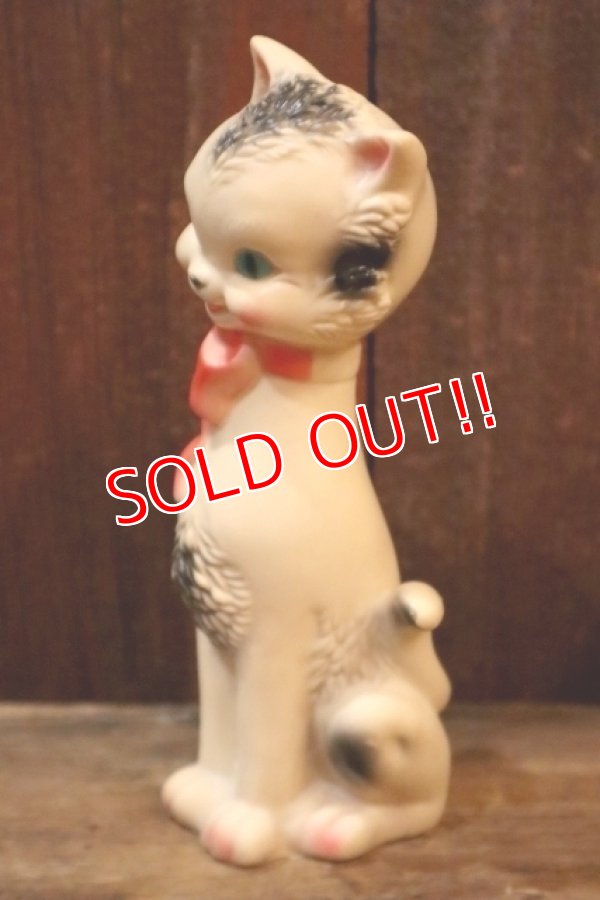 画像4: ct-250205-30 THE SUN RUBBER CO. 1950's DRESSY CAT SQUEAKY DOLL