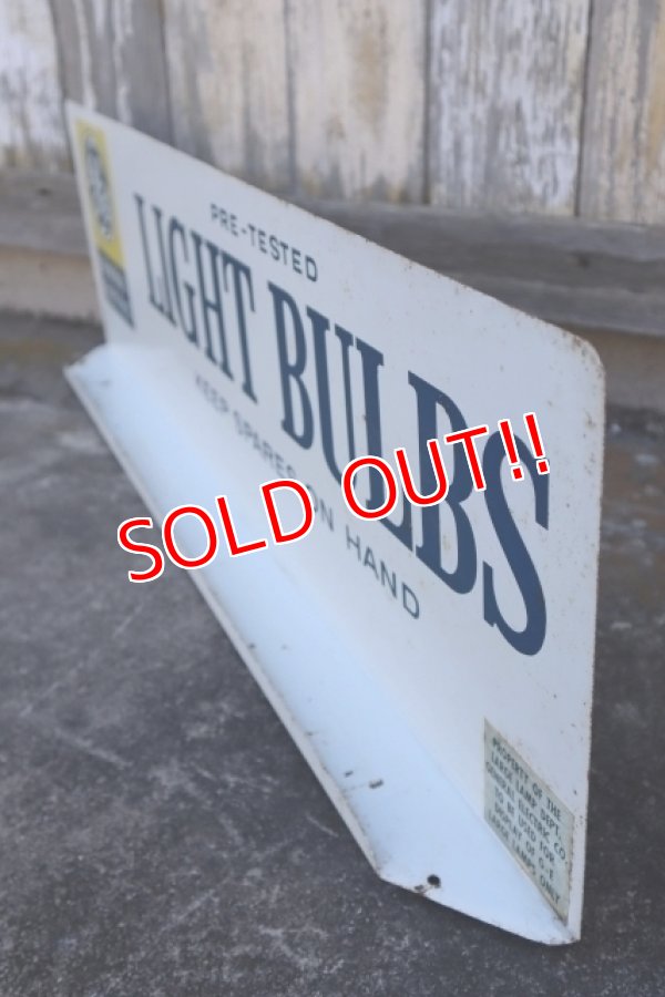 画像6: dp-250205-62 GENERAL ELECTRIC / LIGHT BULBS 1960's-1970's W-sided Metal Sign