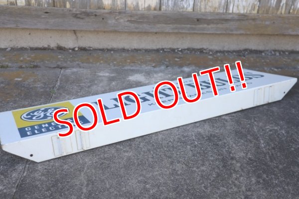 画像11: dp-250205-62 GENERAL ELECTRIC / LIGHT BULBS 1960's-1970's W-sided Metal Sign